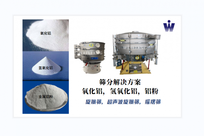 氧化鋁、氫氧化鋁、金屬鋁粉篩分案例